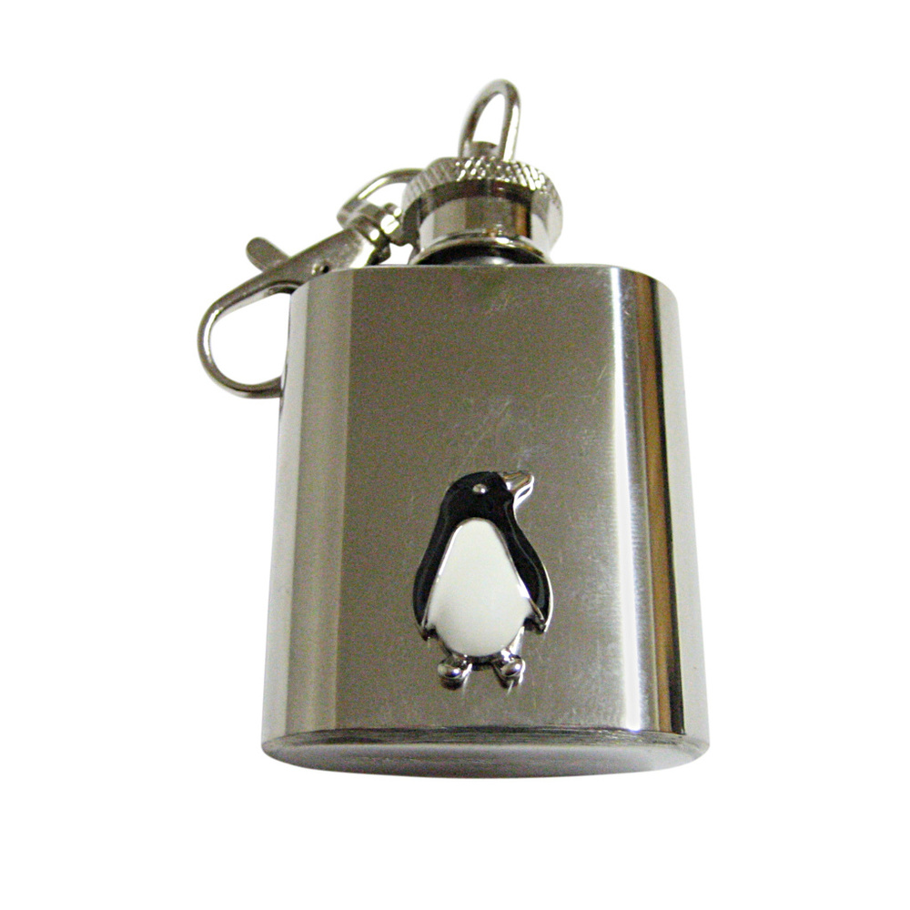 Penguin Bird Keychain Flask - image 1